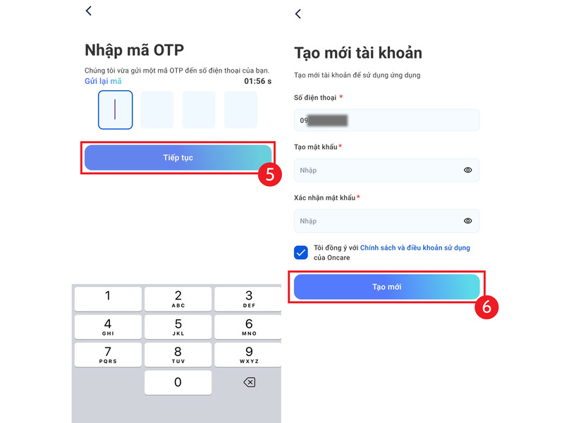 Hướng dẫn sử dụng app OnCare